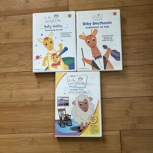 Baby Einstein Lot of 3 DVDs Beethoven Lullaby Galileo